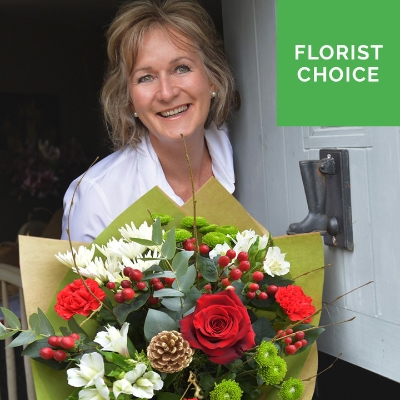 Florist Choice Christmas Aqua Pack